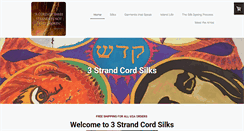 Desktop Screenshot of 3strandcordsilks.org